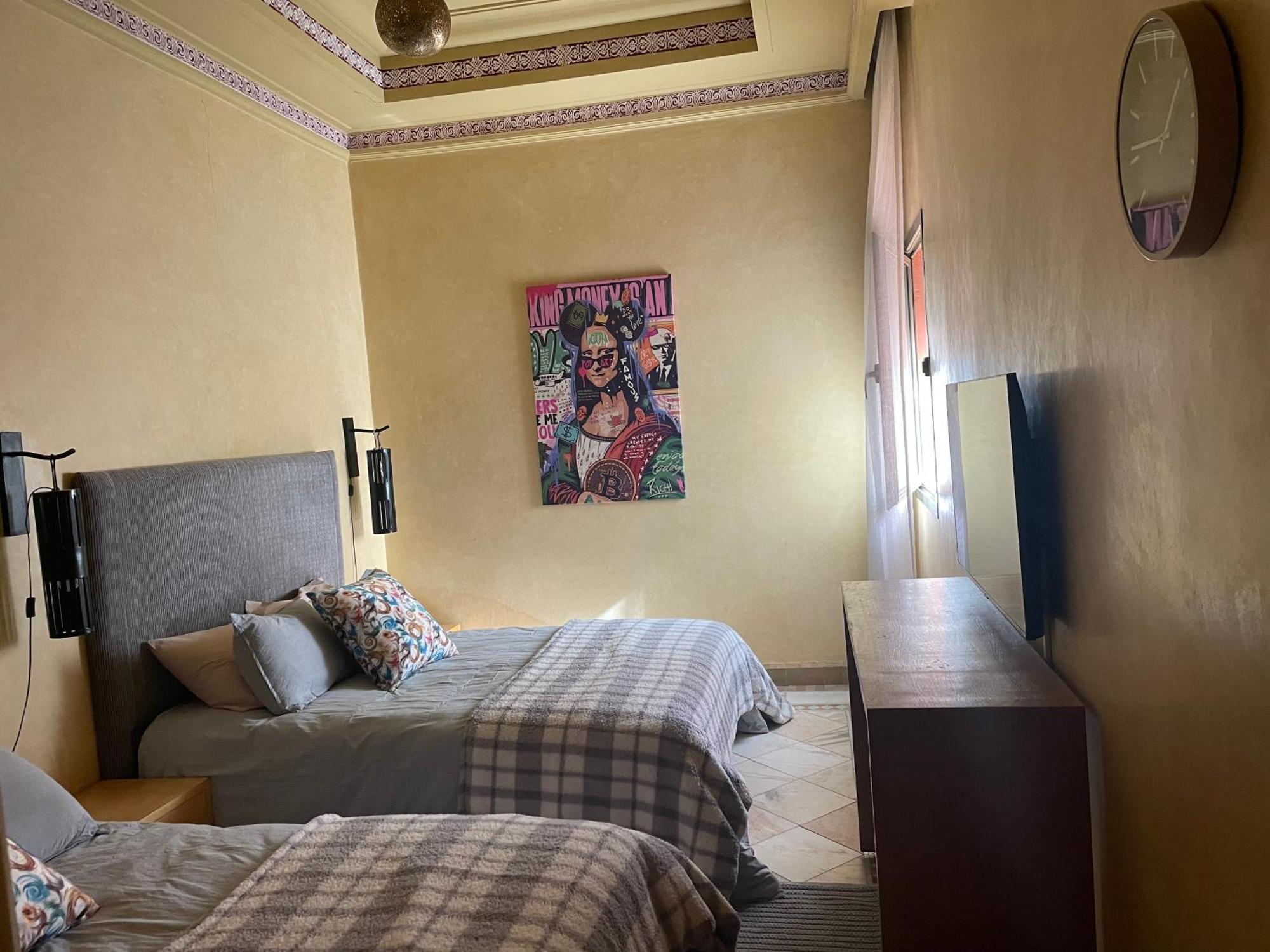 Les Fleurs Du Bien - Marrakech Lägenhet Marrakesh Exteriör bild